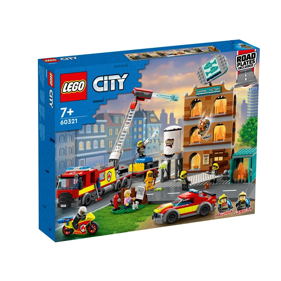 【歐爾Owlselect】LEGO 樂高 City 城市系列 60321 消防隊