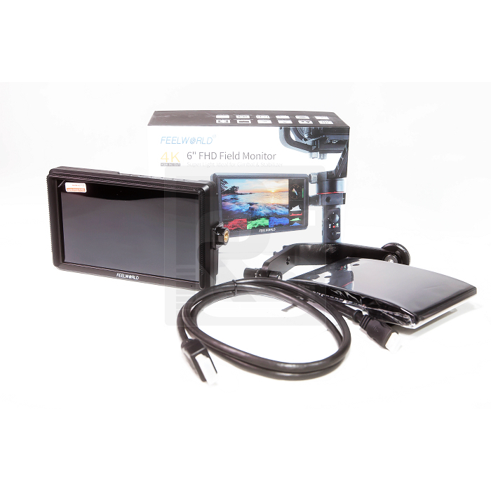 【台灣現貨】USB供電款 - FEELWORLD 6吋 3D LUT. 4K 攝影監視器/全高清(贈 F570)