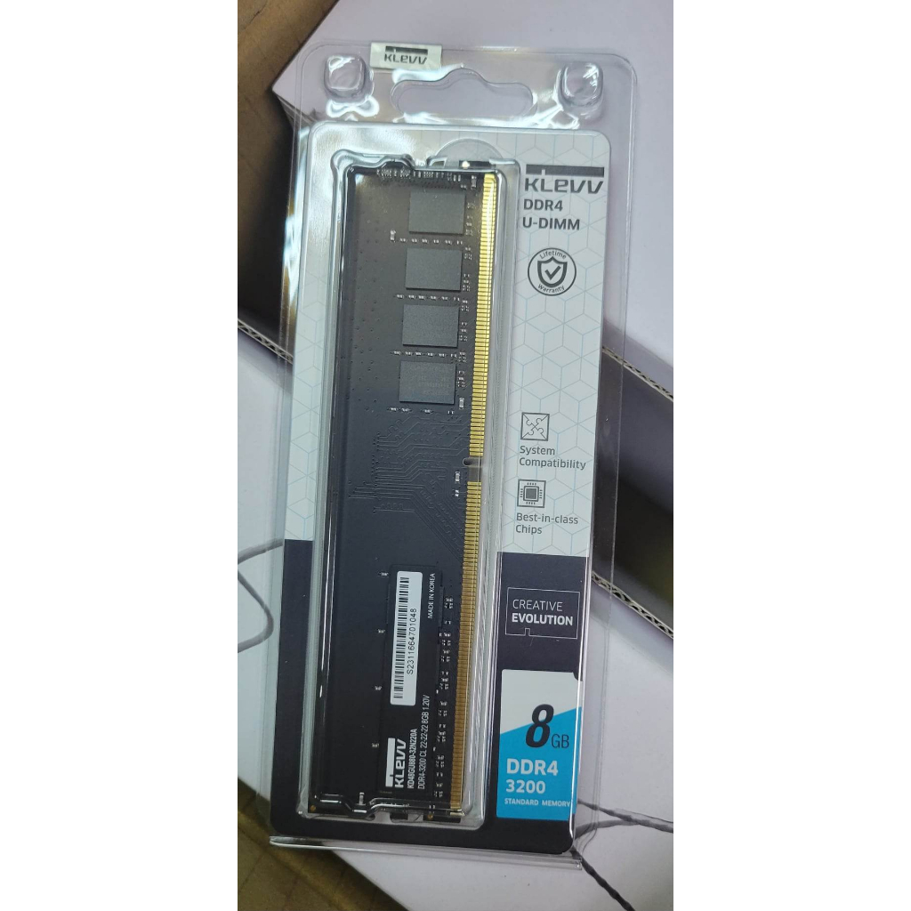 ...點子電腦-北投...全新KLEVV科賦 桌機用 8GB DDR4-3200 如標題圖片900元