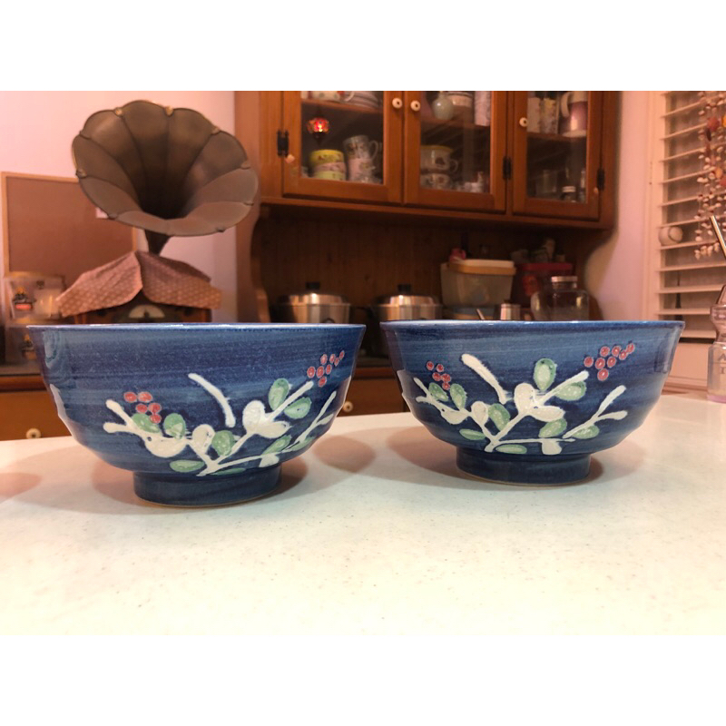 二手良品 寶藍色 陶瓷碗公 拉麵碗 泡麵碗 湯碗 餐碗 丼飯碗 日本帶回 900ml 不拆賣