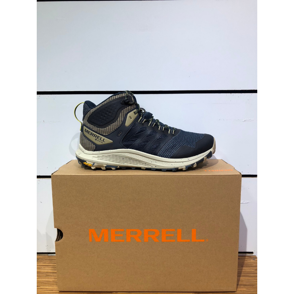 【MERRELL】男款 NOVA3 GTX 防水健行鞋 藍色ML067619