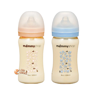 mammyshop 媽咪小站母感體驗2.5寬口徑PPSU奶瓶 250ML，最貼近媽媽乳房觸感奶嘴 5折優惠 HORACE