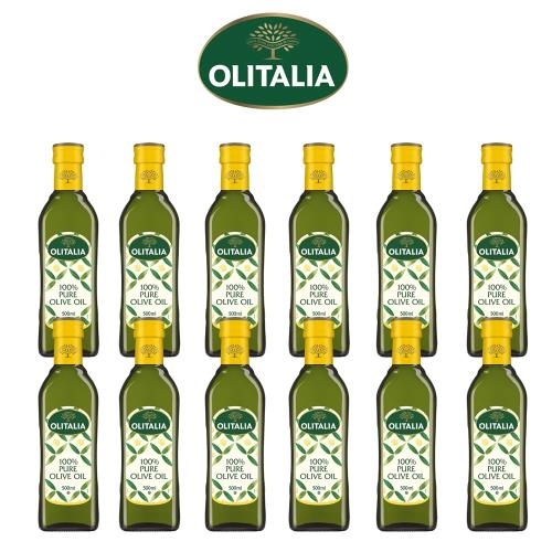先聊再訂免運義大利奧利塔純橄欖油500毫升*12罐