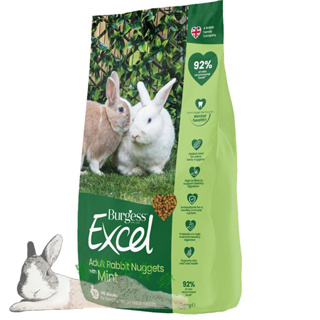◆趴趴兔牧草◆【新包裝】伯爵 Burgess Excel 成兔 薄荷鮮味 飼料 1.5公斤