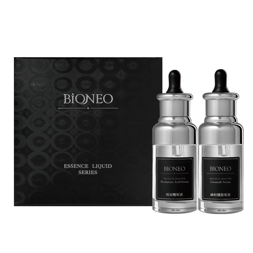 德國百妮 Bioneo 建構鎖水保濕屏障(玻尿酸精純原液40ml+神經醯胺乾燥修護原液40ml)