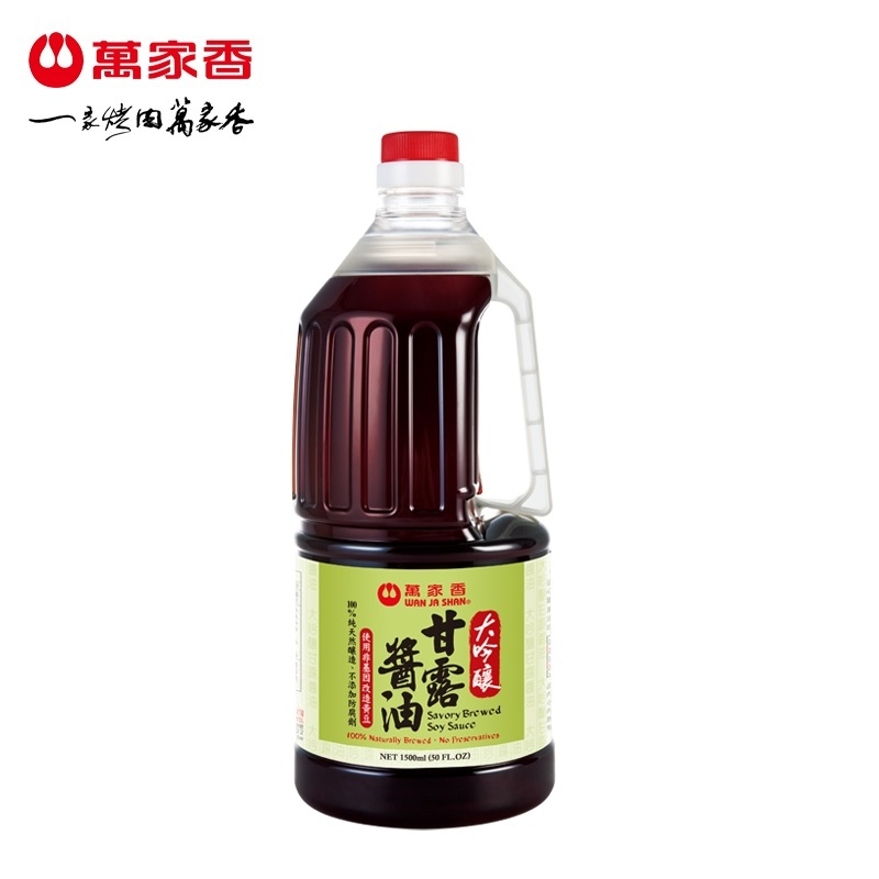 【萬家香】大吟釀甘露醬油 1500ml(超取限購3瓶)