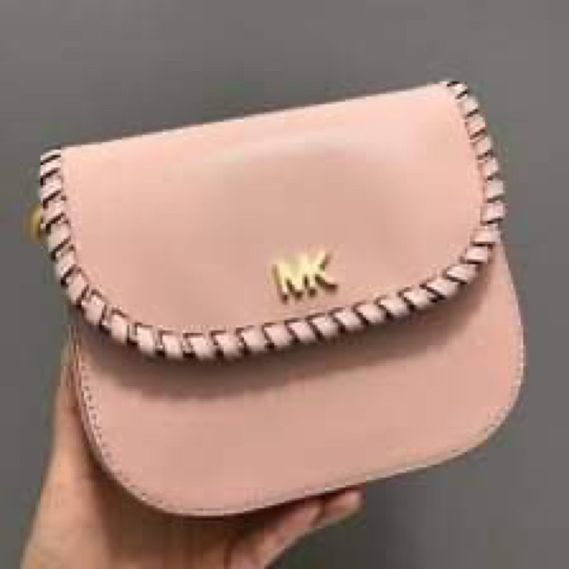 MK小馬鞍包-粉紅色