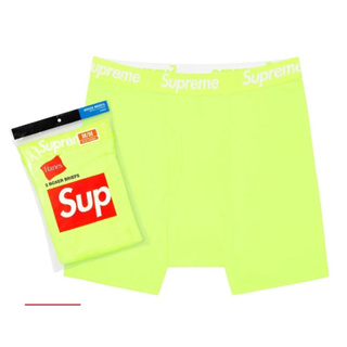 BLS • SUPREME x HANES BANDANA BOXER BRIEFS 螢光綠 變形蟲 內褲 四角褲