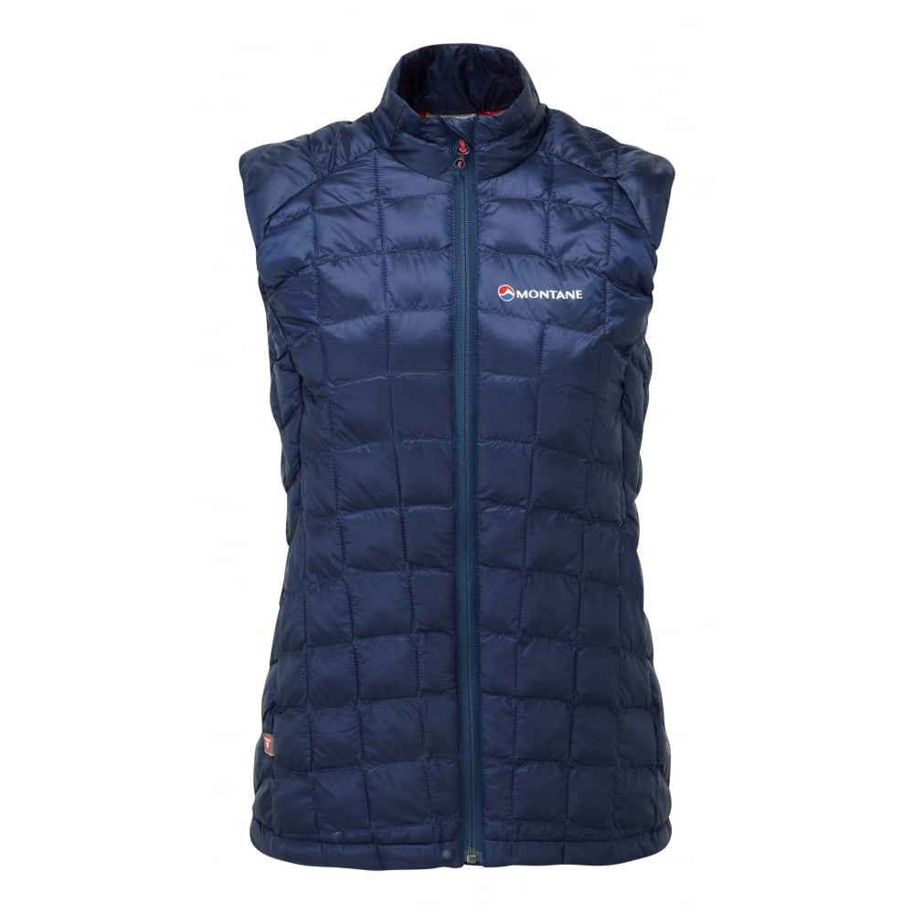 Montane 英國 女 化纖保暖背心 Hi-Q Luxe Vest 南極藍 FHQLV-ANT 綠野山房