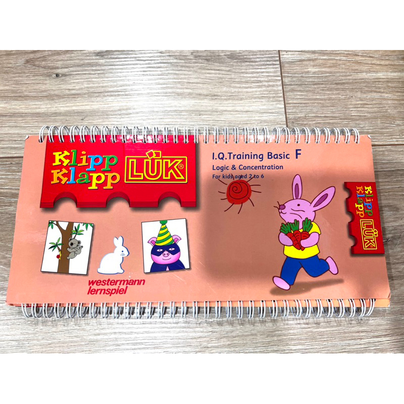 德國LUK Klipp Knapp翻翻書 童書 益智 IQ training Basic F