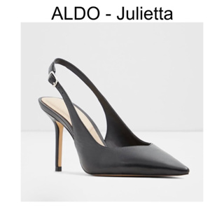 專櫃ALDO 二手跟鞋 黑色35號 Julietta 尖頭高跟鞋 細跟高跟鞋 Stiletto 裸跟高跟鞋