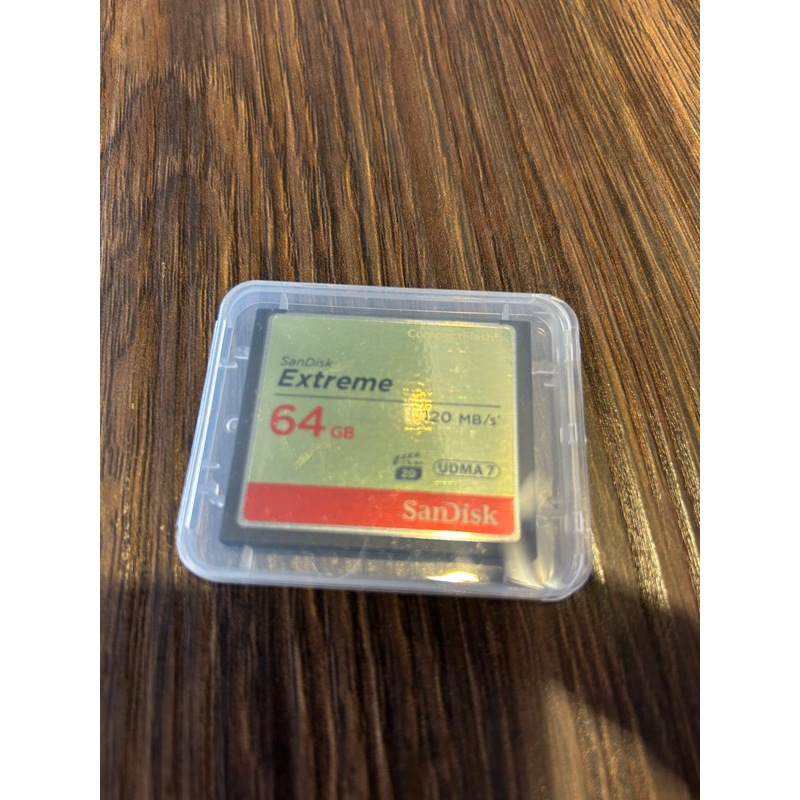 SanDisk Extreme CF 64GB 記憶卡 120MB 全新僅拆開未使用