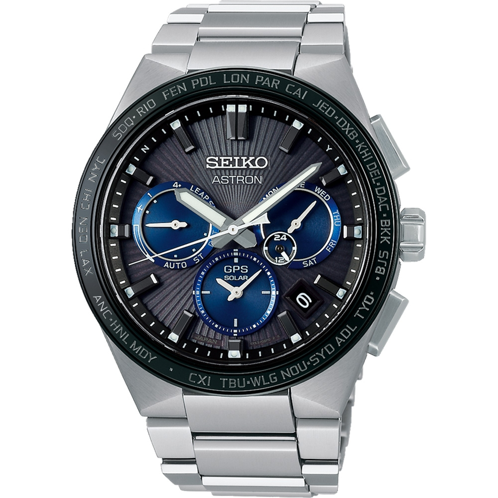 ∣聊聊可議∣SEIKO 精工 Astron GPS衛星定位雙時區鈦金屬手錶 (SSH119J1/5X53-0BV0D)