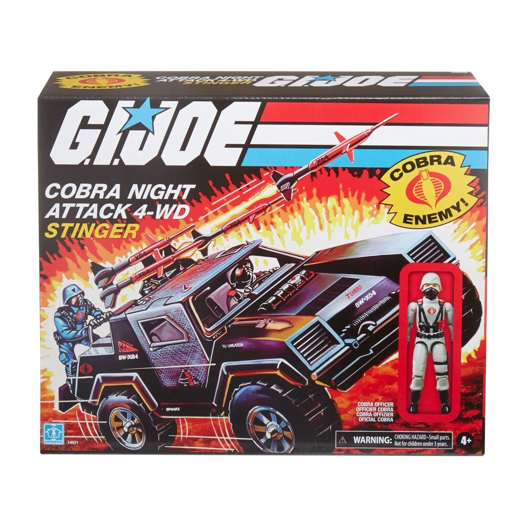特種部隊系列 3.75吋 人物載具組 - Cobra Night Attact Stinger 吉普車 GI JOE