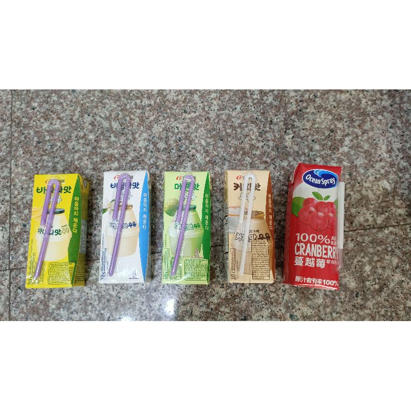 韓國 Binggrae 香蕉牛奶 草莓牛奶 咖啡牛奶 香草牛奶 蔓越莓果汁 可面交