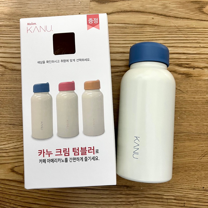 （全新）KANU 孔劉咖啡 奶油保溫瓶360ml