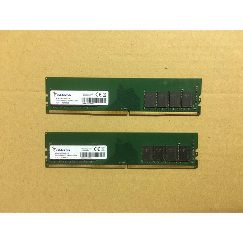 威剛 DDR4 2400 8G*2=16G 記憶體 單面 AD4U240038G17-B