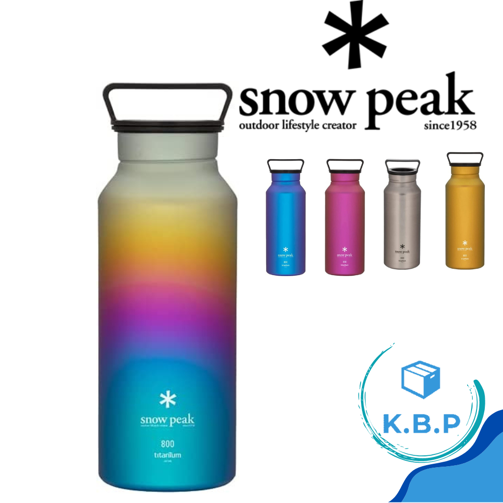 日本直送 Snow Peak 雪諾必克 日本 鈦金屬瓶 800ml 鈦製水瓶 TW-800 戶外運動水瓶 冷水瓶