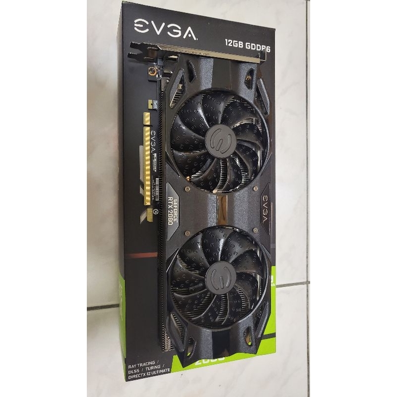 EVGA GeForce RTX 2060 12GB XC GAMING 9.9成新 保固至2027