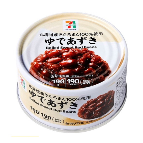 現貨 代購 日本7-11限定 北海道 紅豆罐頭 190g 深海鹽 紅豆 冰淇淋 剉冰 甜點 紅豆湯