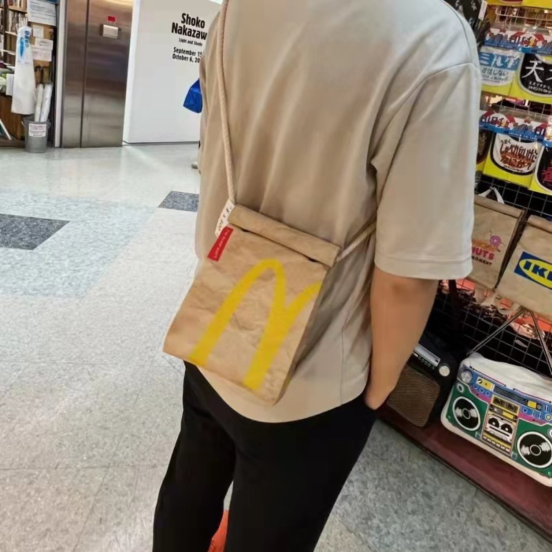 麥當勞🍔書包 側背包 帆布包