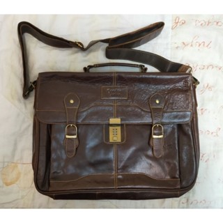 Cordan Leather U.S.A 皮革手提包/斜揹包 可拆式