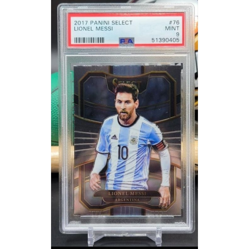 2017-18 Select 阿根廷 梅西 Messi 必漲 元年 PANINI 世界盃 球員卡 PSA 9 分 鑑定卡