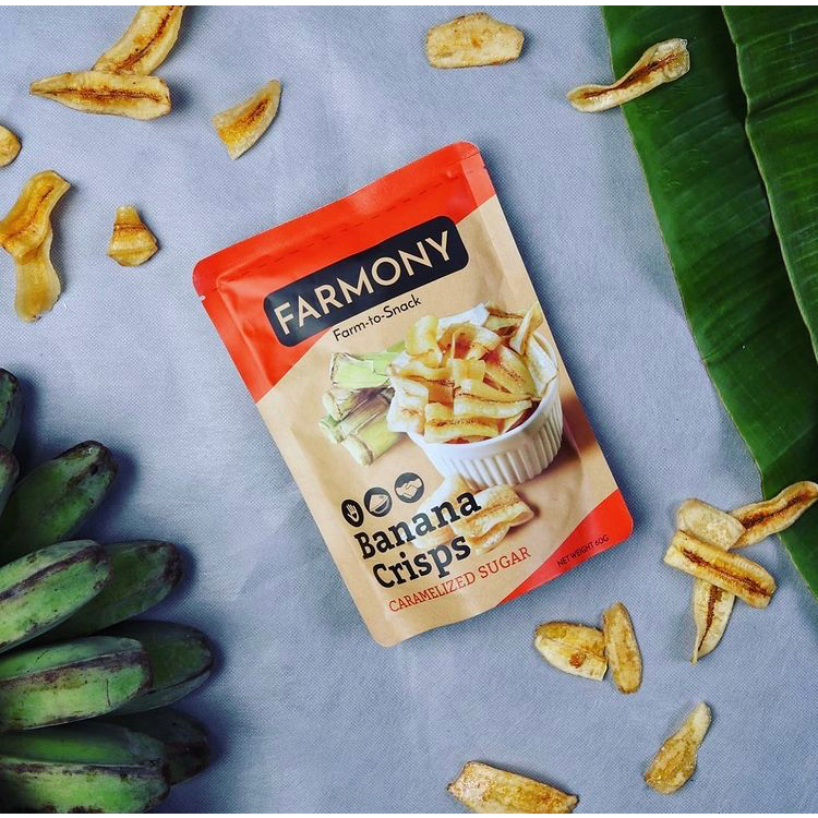 菲律賓 Farmony 焦糖 香蕉片 香蕉 脆片 Banana Crisps Caramelized Sugar 60G