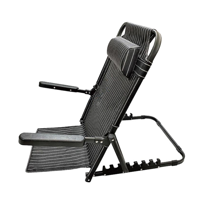 【海夫健康生活館】RH-HEF 舒適靠背架 7段傾斜角度 床上靠背椅/躺椅/休閒椅/折疊椅(ZHCN2121)