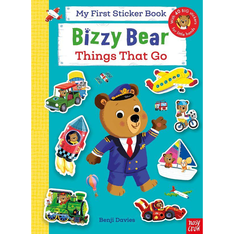 Bizzy Bear: My First Sticker Book Things That Go / Benji Davies   eslite誠品