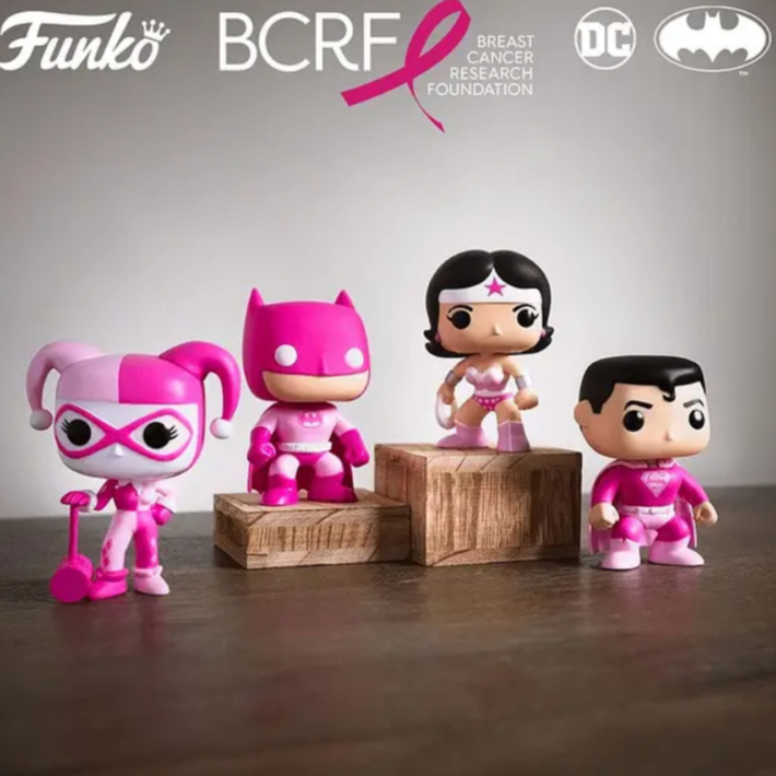BEETLE FUNKO POP 乳癌防治系列 粉色 DC 蝙蝠俠 小丑女 超人 神力女超人 粉紅絲帶 BCRF