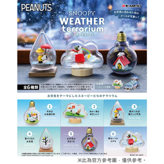 【RE-MENT 盒玩】SNOOPY系列 史努比 瓶中世界 Weather Terrarium