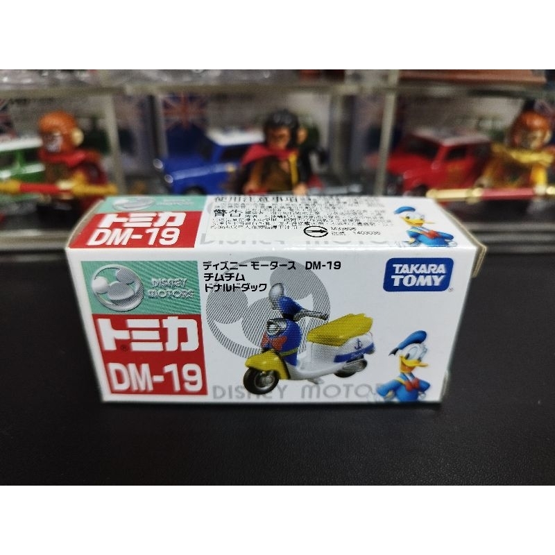 (含膠盒) TOMICA TOMY 迪士尼 DISNEY DM-19 唐老鴨 機車 摩托車
