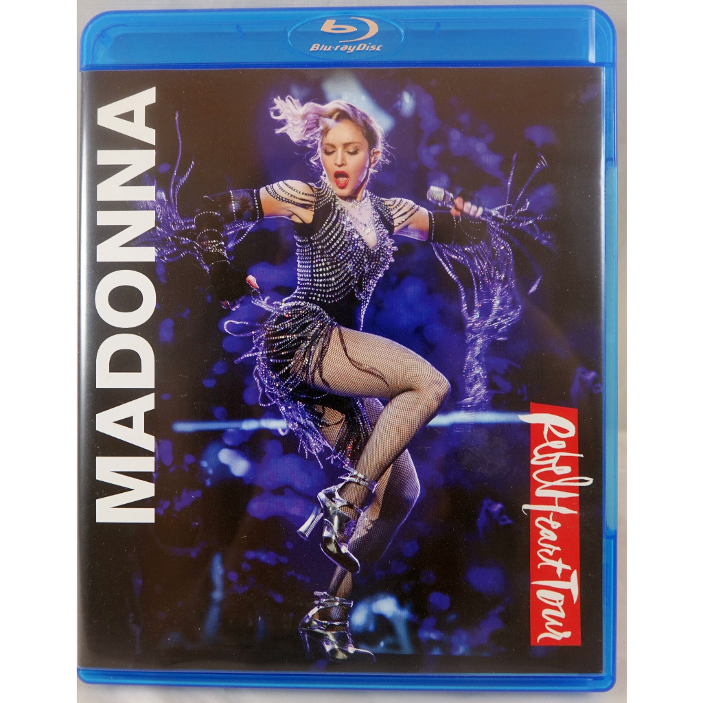 只看過一次【瑪丹娜Madonna 心叛逆世界巡迴演唱會Rebel Heart Tour 日版藍光Blu-ray】先問存貨