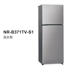 Panasonic 國際 NR-B371TV-S1 366L 雙門冰箱 晶鈦銀