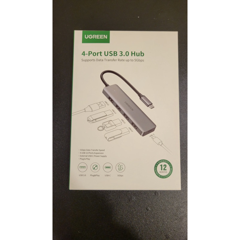 ［二手］便宜賣 綠聯 USB-C集線器 USB3.0*4 5Gpbs版