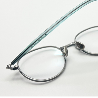 𝐔𝐊𝐌𝐊 𝐞𝐲𝐞𝐰𝐞𝐚𝐫✨[檸檬眼鏡]MONO C5 銀面湖水綠 純鈦鏡框