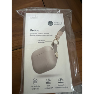 Moshi Pebbo for AirPods 3 保護套 藍牙耳機充電盒 (附可拆式腕帶)