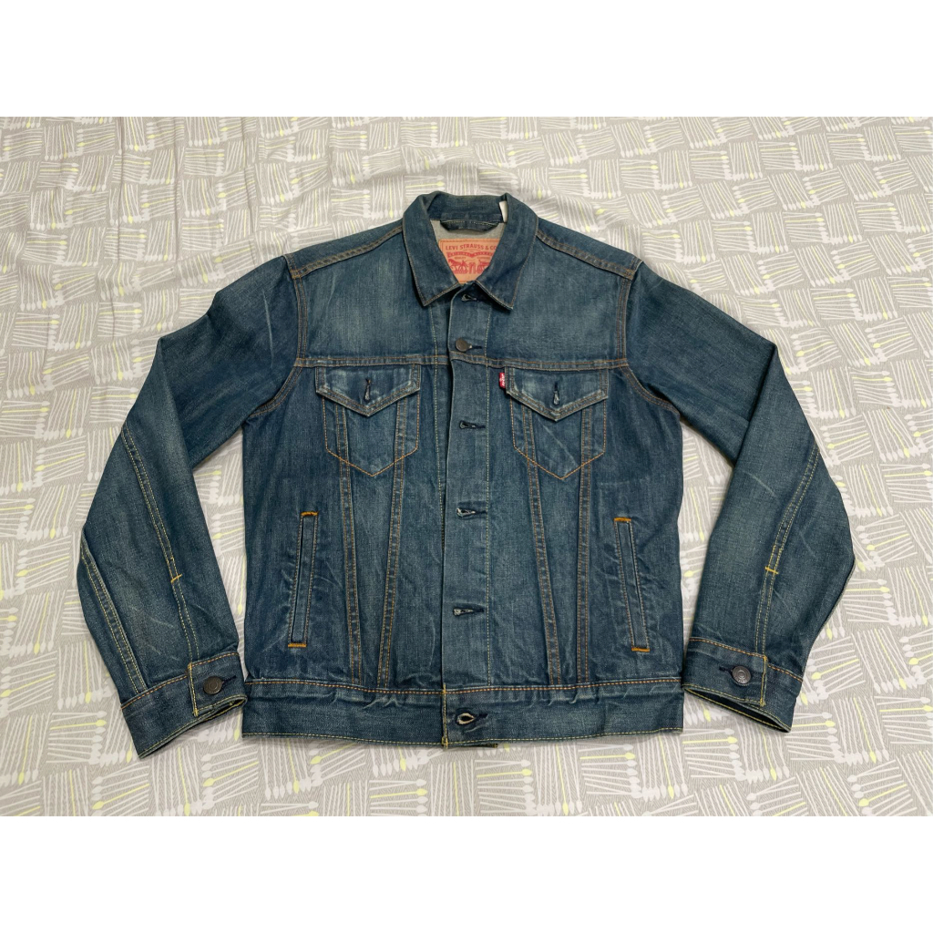 二手正品Levis Levi's Denim Jacket藍色復古水洗牛仔外套S號72334-0013
