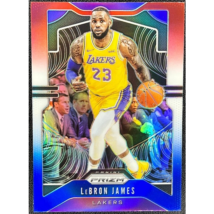 NBA 球員卡 Lebron James 2019-20 Prizm Prizms 紅白藍 亮面