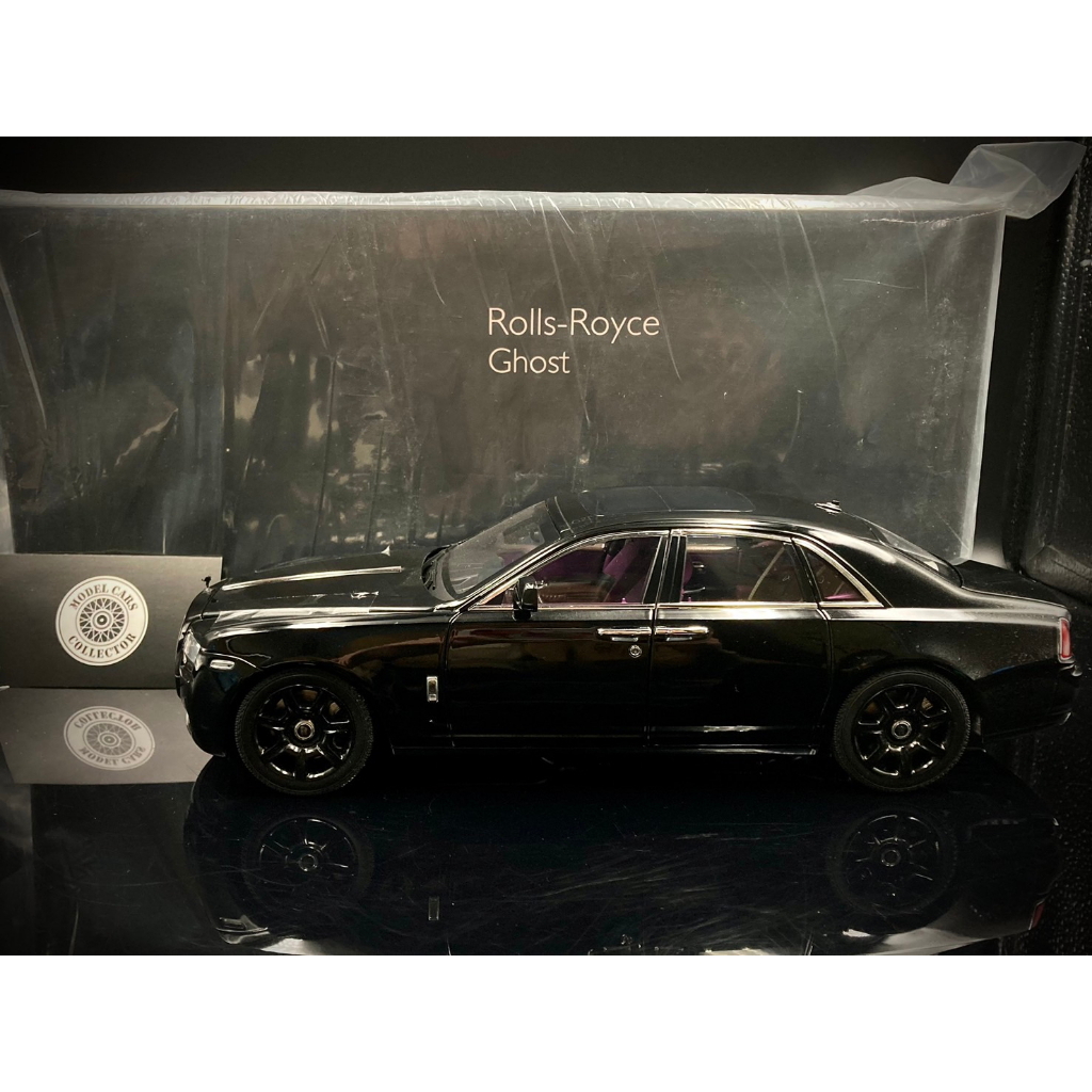 【收藏模人】原廠精品 Kyosho Rolls Royce Ghost 勞斯萊斯 模型車 黑武士 1:18 1/18