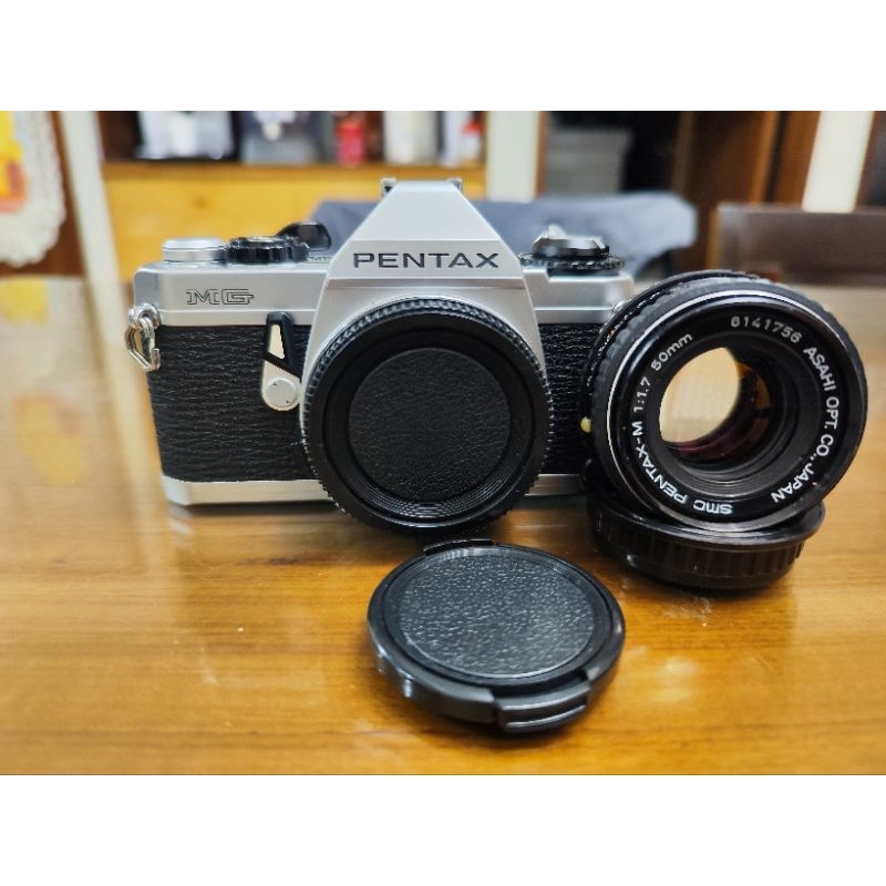 Pentax MG 可全自動底片相機+SMC 50mm F1.7人像大光圈鏡頭