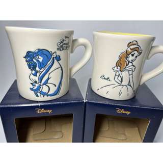 【出清品】~日本 陶瓷馬克杯 貝兒 公主 迪士尼 美女與野獸 陶瓷 馬克杯 陶瓷杯 杯子 水杯~【出清品】