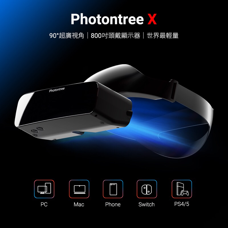 Photontree PT-X 頭戴式顯示器