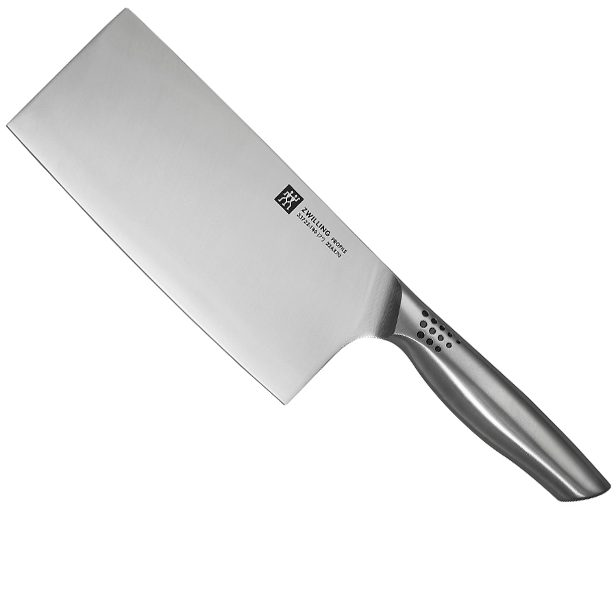 ✅電子發票【全聯數位印花點數 雙人牌】6號 德國雙人 全不鏽鋼 一體成型 中式廚刀 18cm 31cm菜刀 KN0452