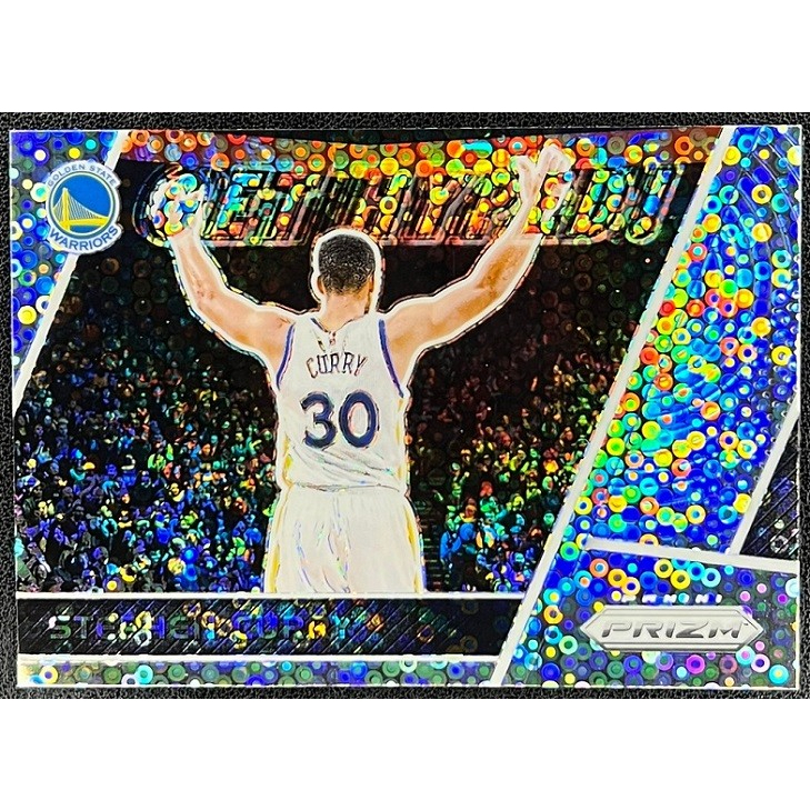 NBA 球員卡 Stephen Curry 2017-18 Prizm Get Hyped! Prizms 泡泡亮面
