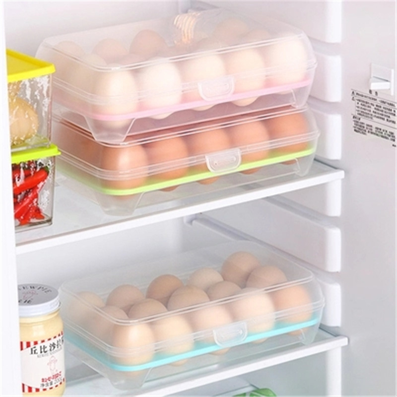 S(台灣出貨R81)廚房冰箱雞蛋盒  塑料雞蛋格