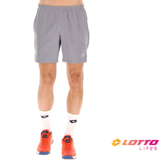 【LOTTO 義大利】男 專業網球褲 (7吋)(銀灰-LT2187719AI)