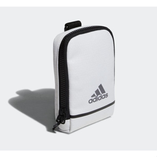 [小蜜蜂高爾夫質感生活] Adidas愛迪達高爾夫隨身包Golf Pouch 白色 運動 戶外 配件袋 腰包 測距儀