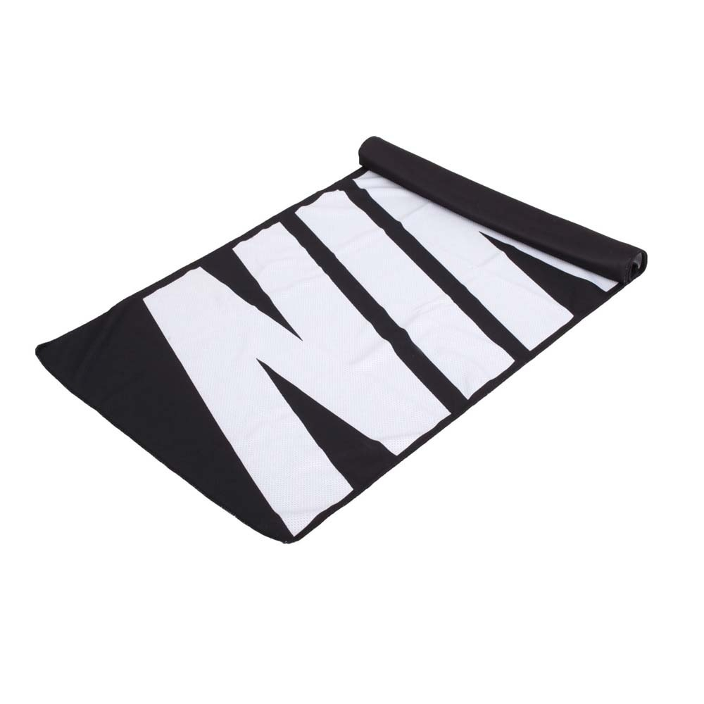 NIKE COOLING TOWEL MEDIUM 毛巾 黑白 涼感運動毛巾 N1007587010NS 23SU